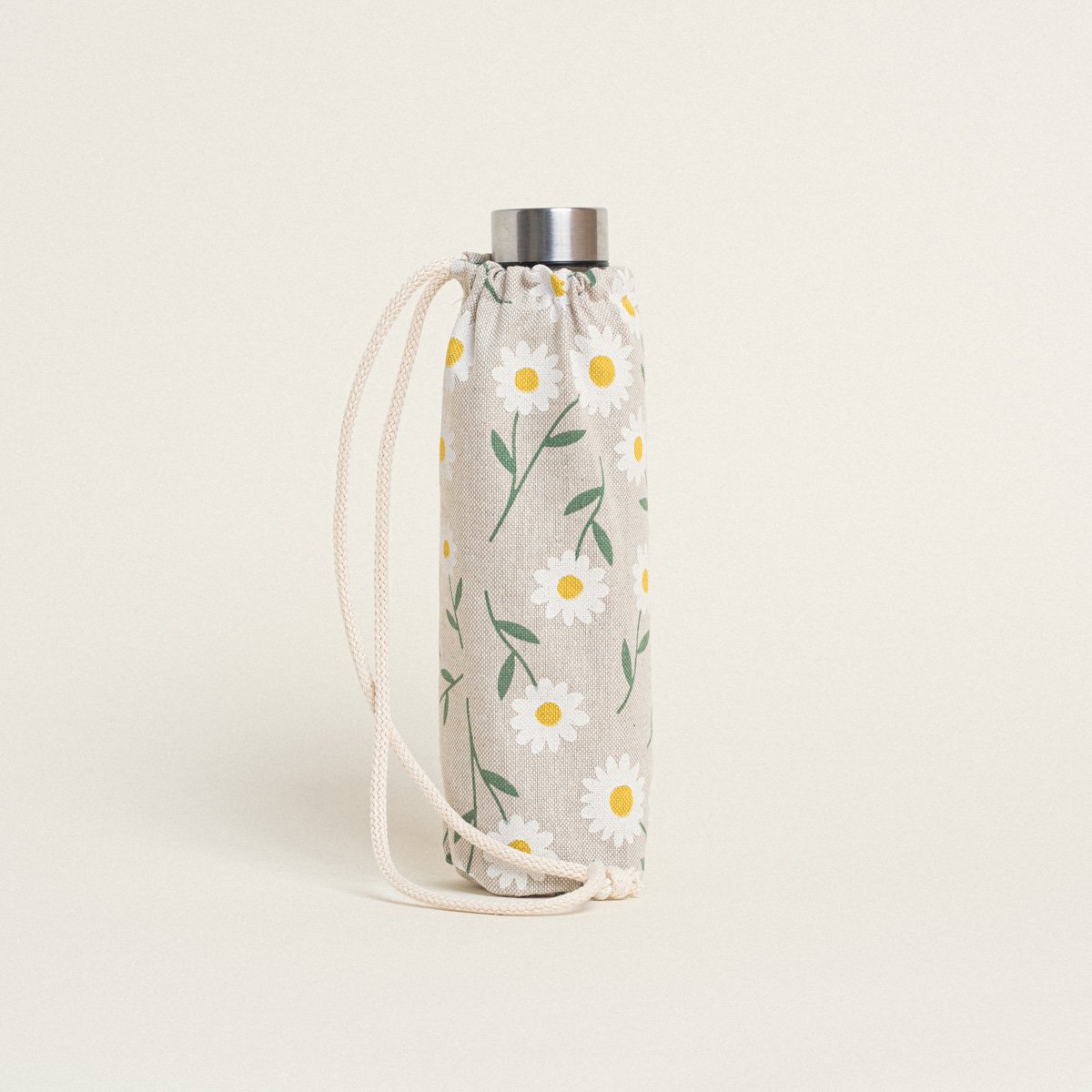 66591f41-790b-4110-ba31-b5e57a8e5ea1 Beauty Home ΘΗΚΗ ΓΙΑ ΜΠΟΥΚΑΛΙ ΜΕ ΚΟΡΔΟΝΙ 22 x 12 cm ΜΑΡΓΑΡΙΤΕΣ - Image 1