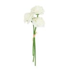 Beauty Home Μπουκέτο με 3 αφρώδη τριαντάφυλλα λευκά ø7×26.5cm