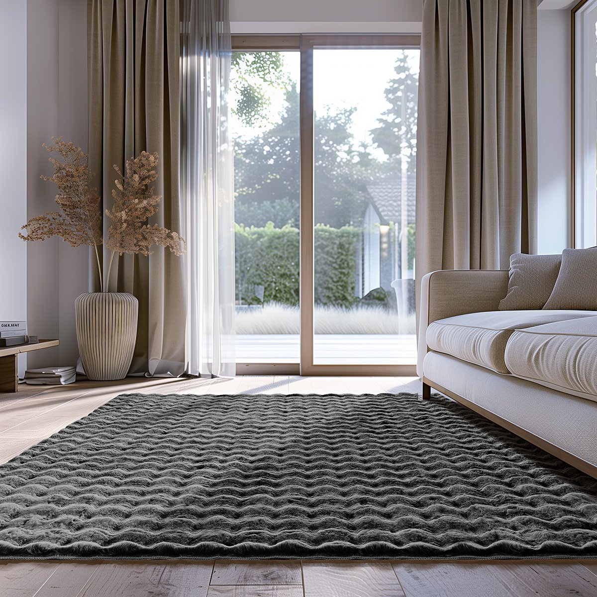 7500000408 LINO ΔΙΑΔΡΟΜΟΣ DOUX 3D DGREY 67X140 - Image 1