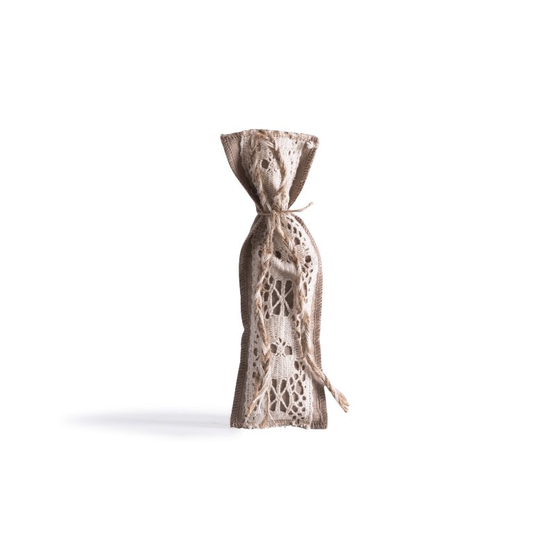 7cd8b5ce-3b34-4406-8adb-854784136126 Beauty Home ΠΟΥΓΚΙ ΜΕ ΔΑΝΤΕΛΑ 6 x 19 cm ΜΠΕΖ-ΕΚΡΟΥ - Image 1