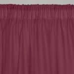 LINO ΚΟΥΡΤΙΝΑ LINE ΜΕ ΤΡΕΣΑ 304 BURGUNDY 145X295 - Image 2