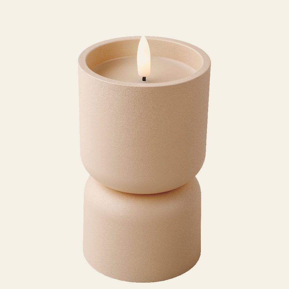 80fe02cd-a98d-4641-9f00-f039c61c768a Beauty Home LED Κερί σε Βάζο 8 x 13 cm - Image 1