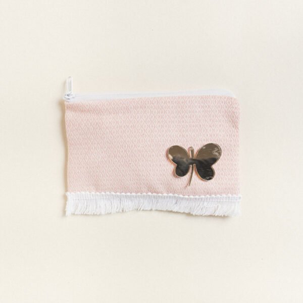 Beauty Home ΠΟΡΤΟΦΟΛΑΚΙ 9 x 16 cm ΚΕΝΤΗΜΑ ΡΟΜΒΟΣ ΡΟΖ