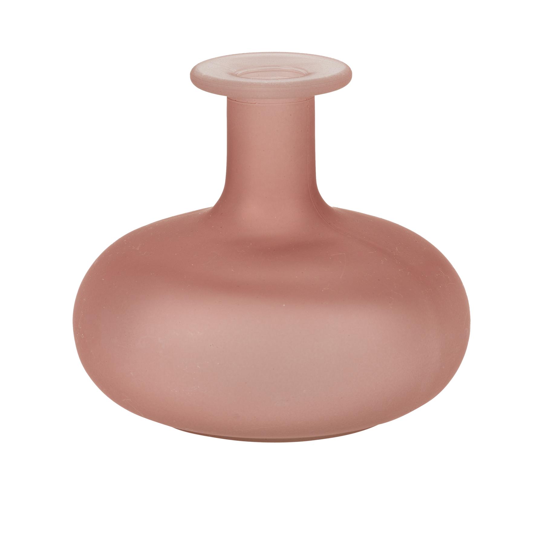 94b59477-6ea6-4692-a02f-e6d9ba1189de Beauty Home Γυάλινο Βάζο Emy Ροζ 12 x 11 CM – 470ml - Image 1