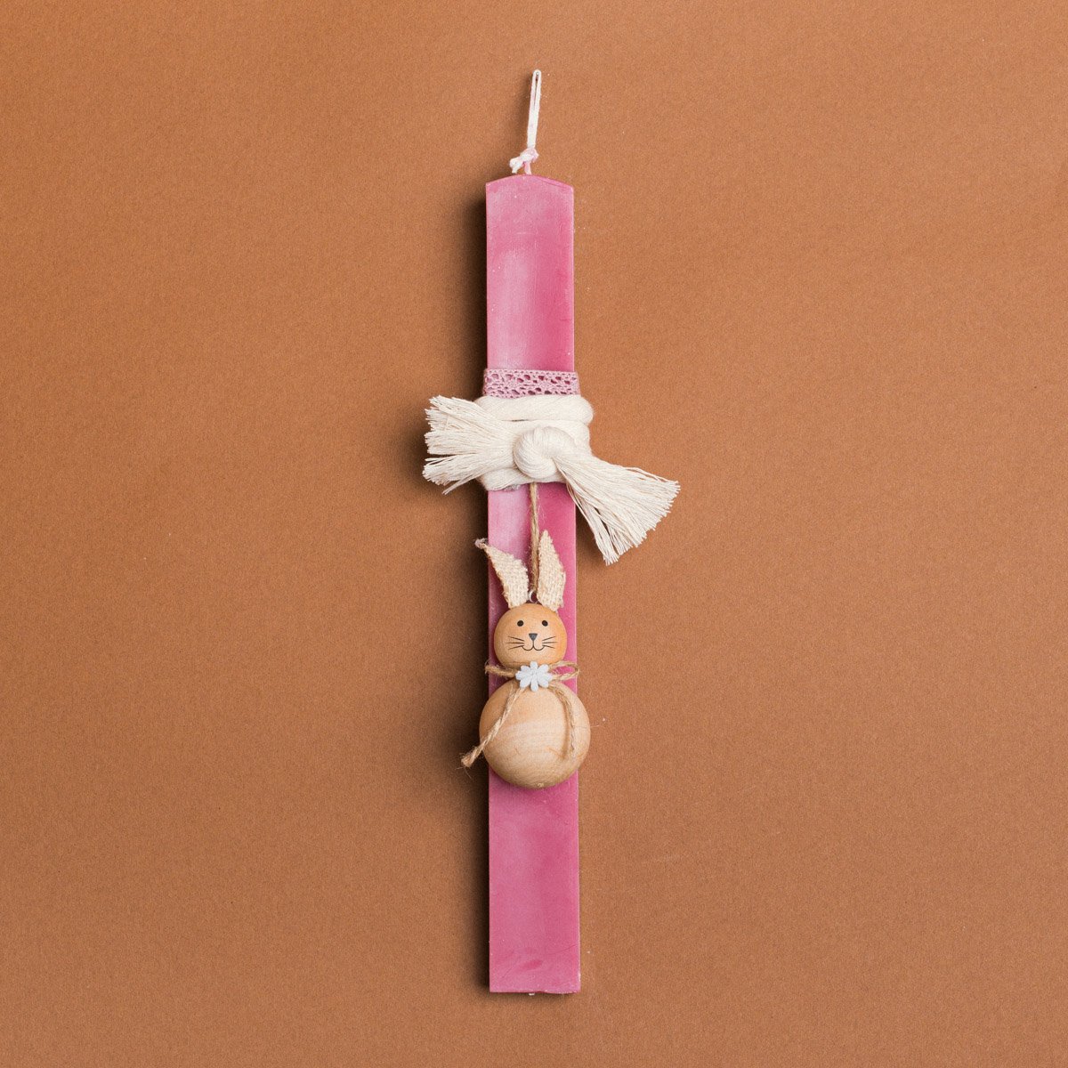 96666a2c-2d9f-4708-9981-0ed8e0128ec8 Beauty Home ΛΑΜΠΑΔΑ ΣΑΠΙΟ ΜΗΛΟ 33cm ΞΥΛΙΝΟΣ ΛΑΓΟΣ ΜΠΑΛΑ ΣΕ ΣΥΣΚΕΥΑΣΙΑ ΔΩΡΟΥ - Image 1