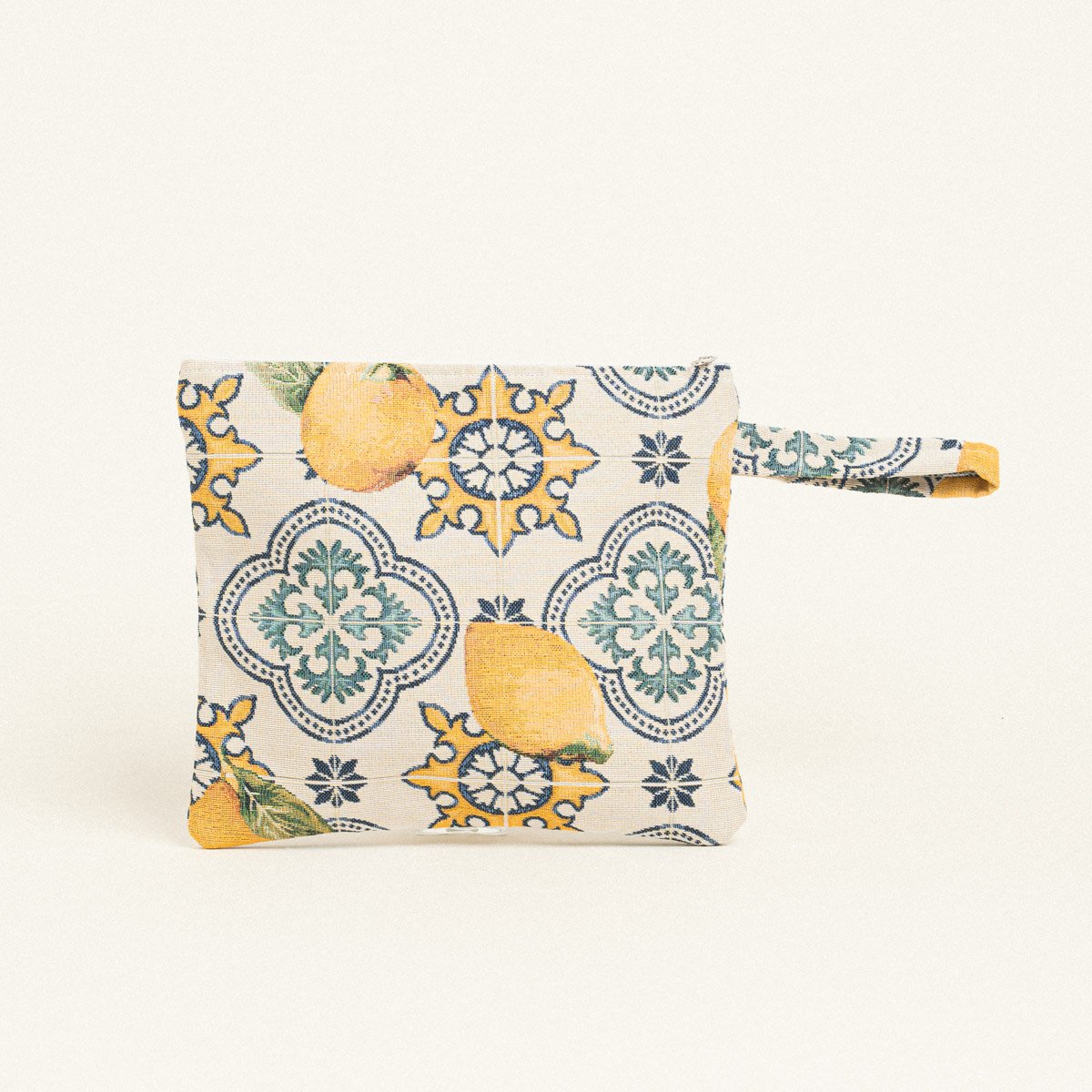 99b122e1-70e6-4bbe-adff-147f6a17119d Beauty Home ΝΕΣΕΣΕΡ 29 x 25 cm ΣΤΟΦΑ ΛΕΜΟΝΙΑ ΣΕ ΦΟΝΤΟ ΜΕ ΠΛΑΚΑΚΙΑ - Image 1