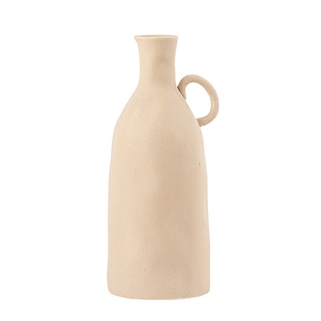 99b2edf8-4851-4418-8aa6-6b80f398a57f Beauty Home Βάζο Bella Κρέμ 25 x 10 CM - Image 1