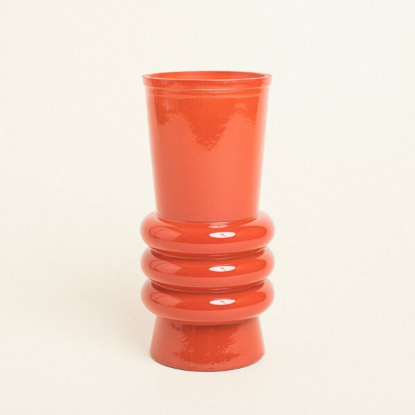 Beauty Home Γυάλινο Βάζο Ελάνη 25 CM