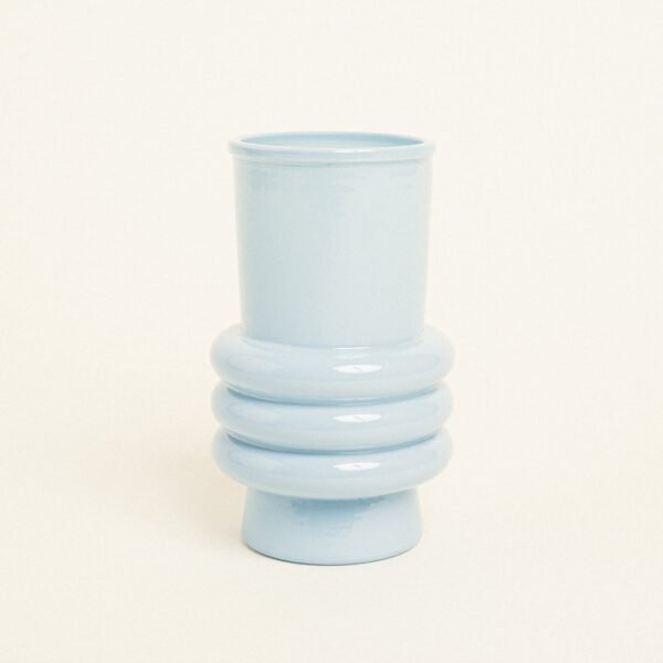 Beauty Home Γυάλινο Βάζο Ελάνη 17 CM