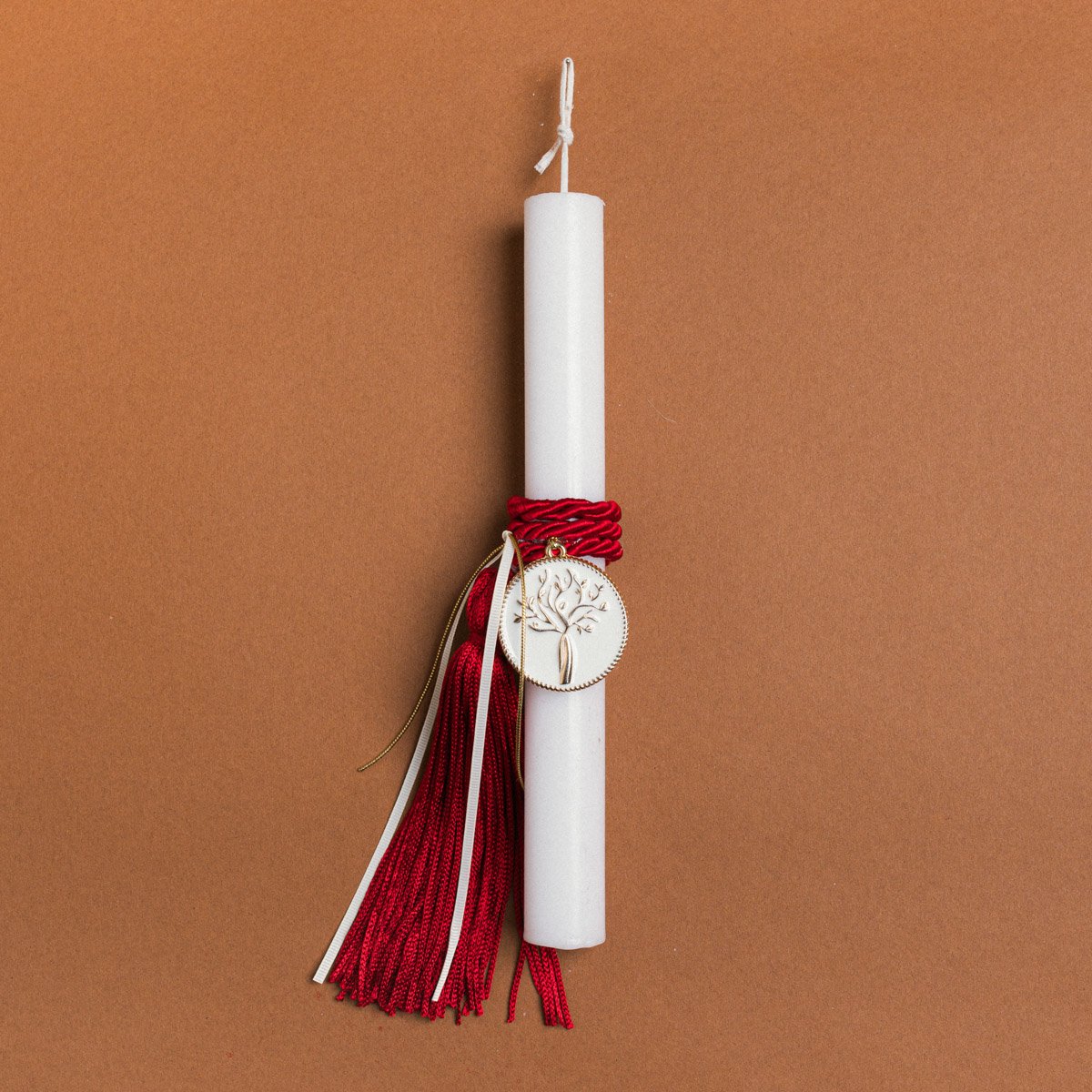 b5e87120-4d62-4b40-a287-a3ddb8b04b57 Beauty Home ΛΑΜΠΑΔΑ 33cm ΚΟΚΚΙΝΗ ΦΟΥΝΤΑ ΚΑΙ ΔΕΝΤΡΟ ΖΩΗΣ ΛΕΥΚΟ ΣΕ ΣΥΣΚΕΥΑΣΙΑ ΔΩΡΟΥ - Image 1