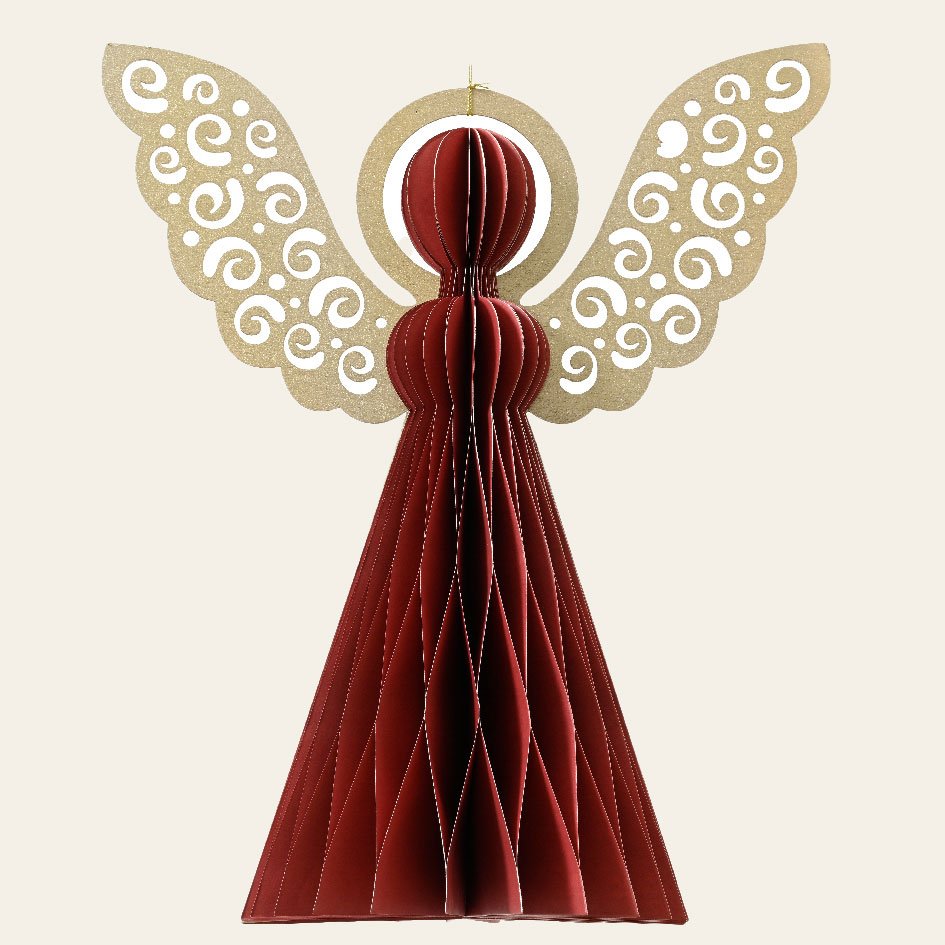 c7ea3c5c-012e-4669-a61d-a6a3a7c8d138 Beauty Home ΧΑΡΤΙΝΟΣ ΑΓΓΕΛΟΣ ΜΕ ΜΑΓΝΗΤΗ ΜΠΟΡΝΤΩ 33 x 40 cm - Image 1