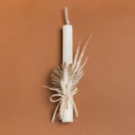 Beauty Home ΛΑΜΠΑΔΑ 25cm ΦΥΛΛΟ PALMA ΧΡΥΣΟ ΣΕ ΣΥΣΚΕΥΑΣΙΑ ΔΩΡΟΥ