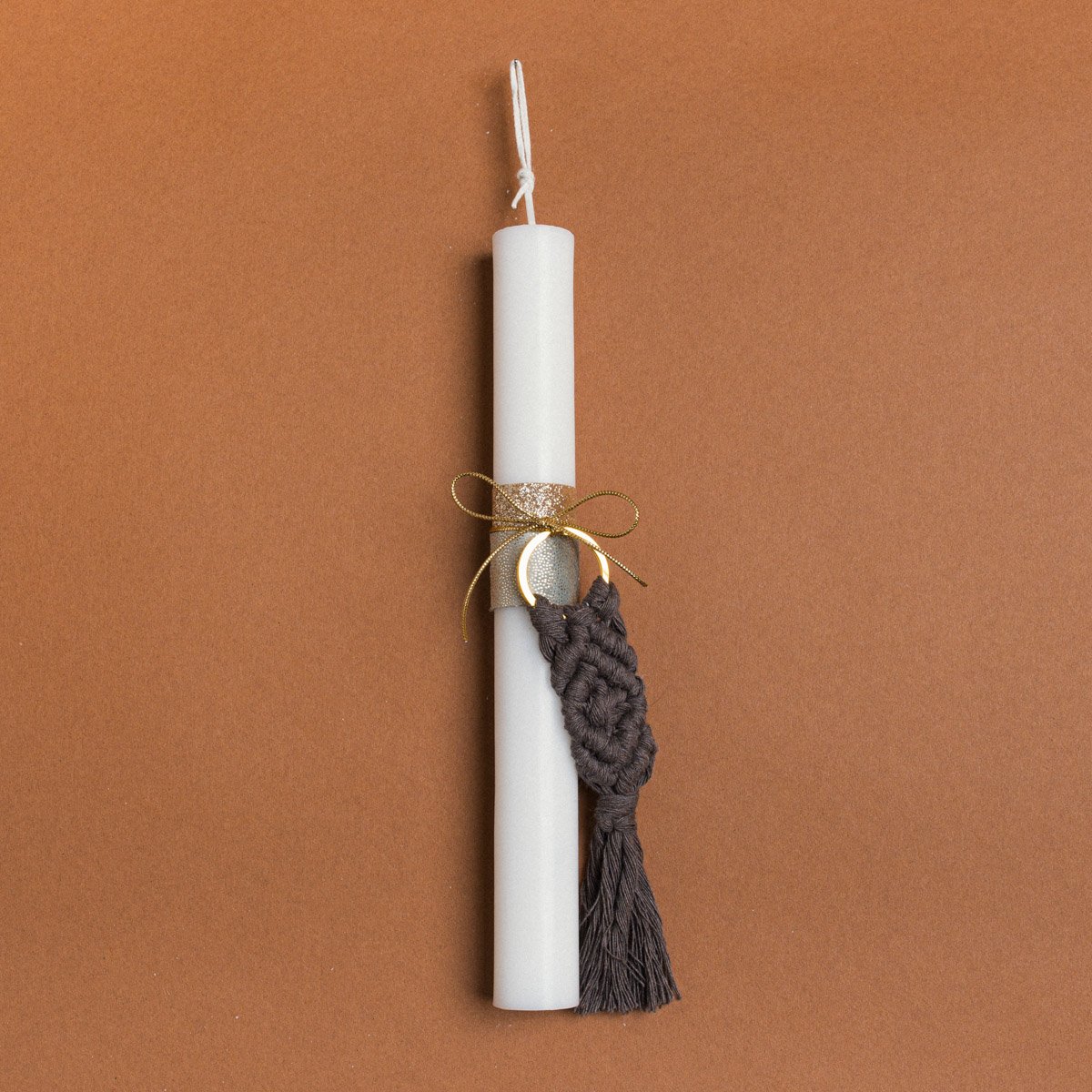 cd7b2bd6-f690-42eb-b492-e2a12bd4e76c Beauty Home ΛΑΜΠΑΔΑ 25cm ΜΑΚΡΑΜΕ ΜΠΡΕΛΟΚ ΓΚΡΙ ΜΕ ΦΙΟΓΚΟ ΣΕ ΣΥΣΚΕΥΑΣΙΑ ΔΩΡΟΥ - Image 1