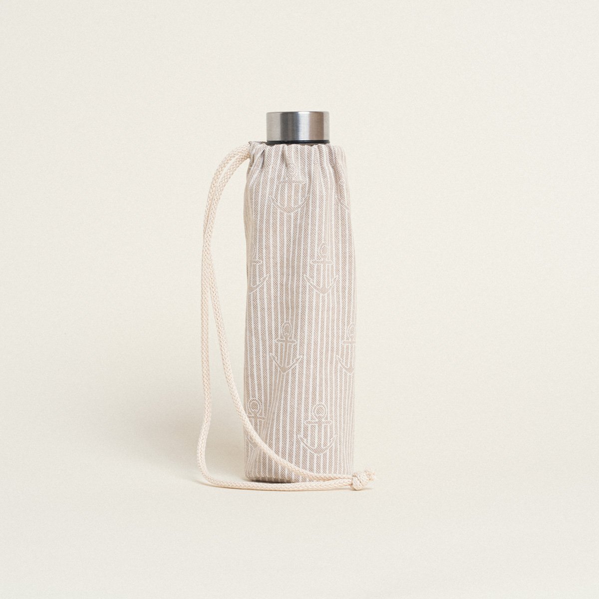 cfa50f0c-d37c-4296-9037-caae31bab2cc Beauty Home ΘΗΚΗ ΓΙΑ ΜΠΟΥΚΑΛΙ ΜΕ ΚΟΡΔΟΝΙ 22 x 12 cm ΑΓΚΥΡΑ ΡΙΓΕ ΜΠΕΖ - Image 1