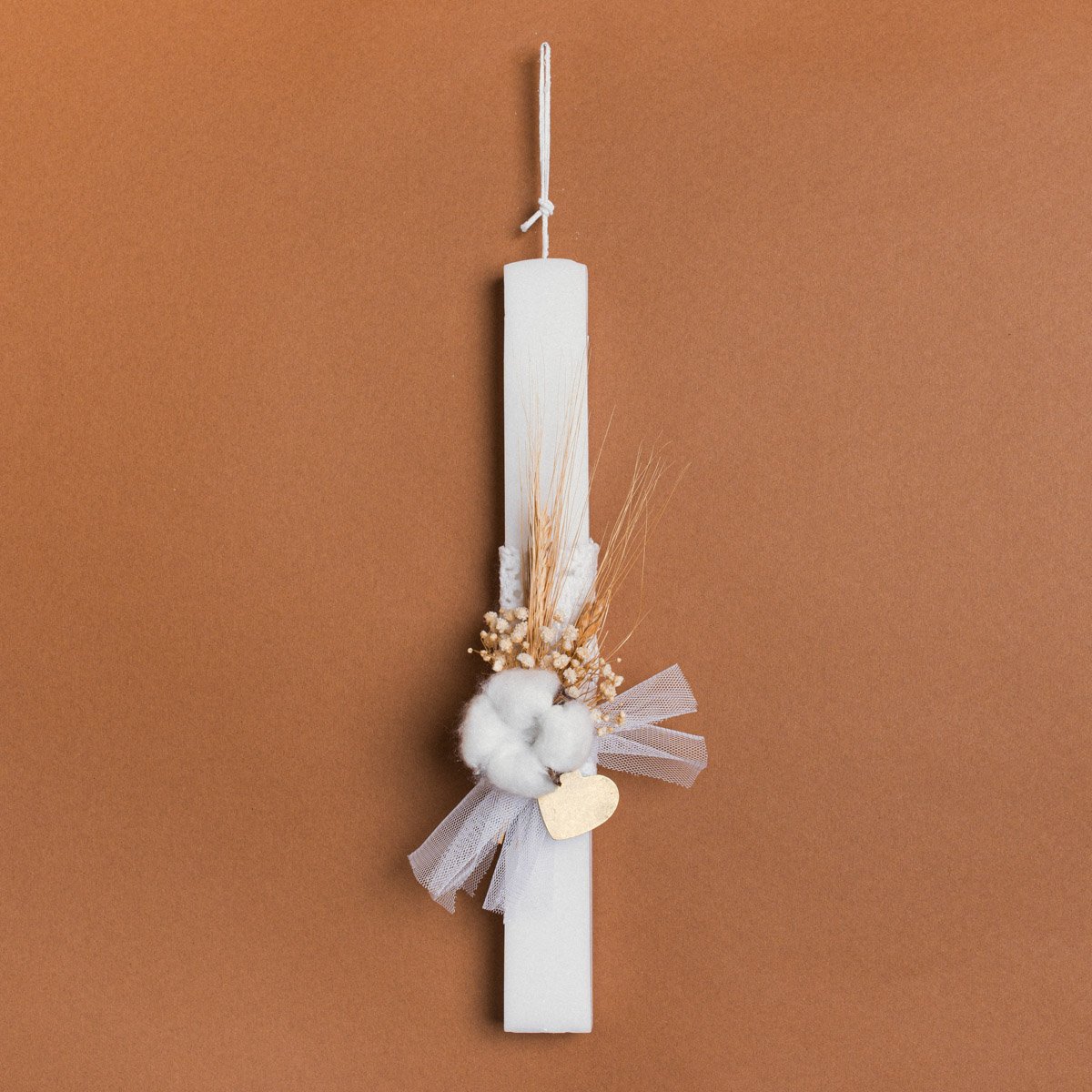 d046e167-ced3-48f4-8de9-b2f610a7bd49 Beauty Home ΛΑΜΠΑΔΑ 33cm ΒΑΜΒΑΚΙ ΚΑΙ ΚΑΡΔΙΑ ΣΕ ΣΥΣΚΕΥΑΣΙΑ ΔΩΡΟΥ - Image 1