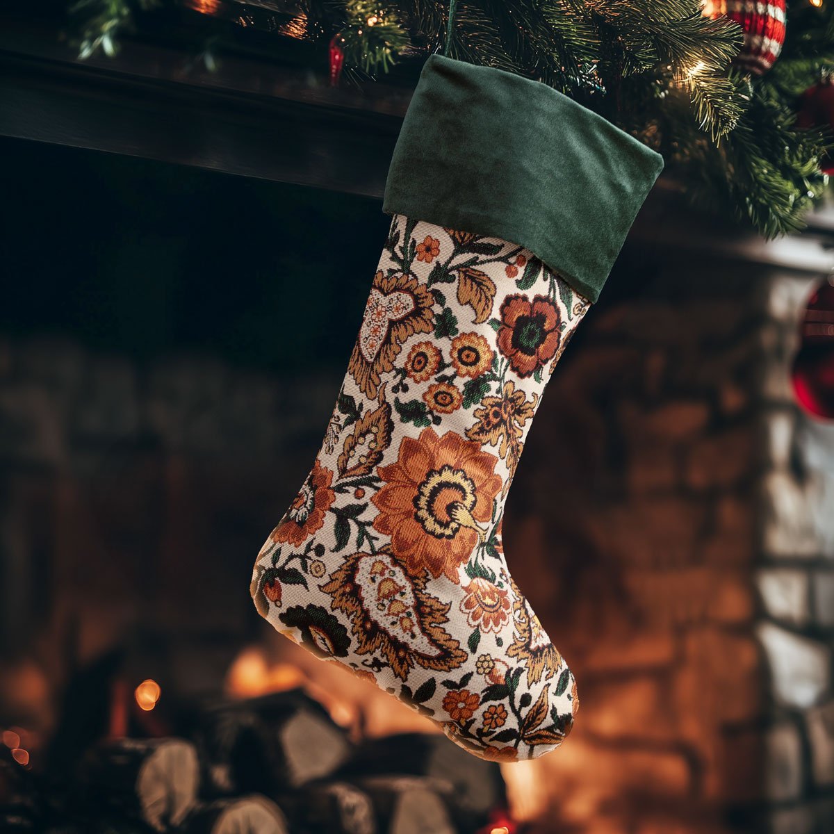 d7679c94-85b9-4efd-9047-06aad39dbfad Beauty Home ΚΑΛΤΣΑ 50 x 30 CM ΣΤΟΦΑ ΛΟΥΛΟΥΔΙΑ FOLKLORE - Image 1