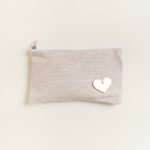 Beauty Home ΠΟΡΤΟΦΟΛΑΚΙ 9 x 16 cm ΜΠΕΖ ΧΡΥΣΟ LUREX