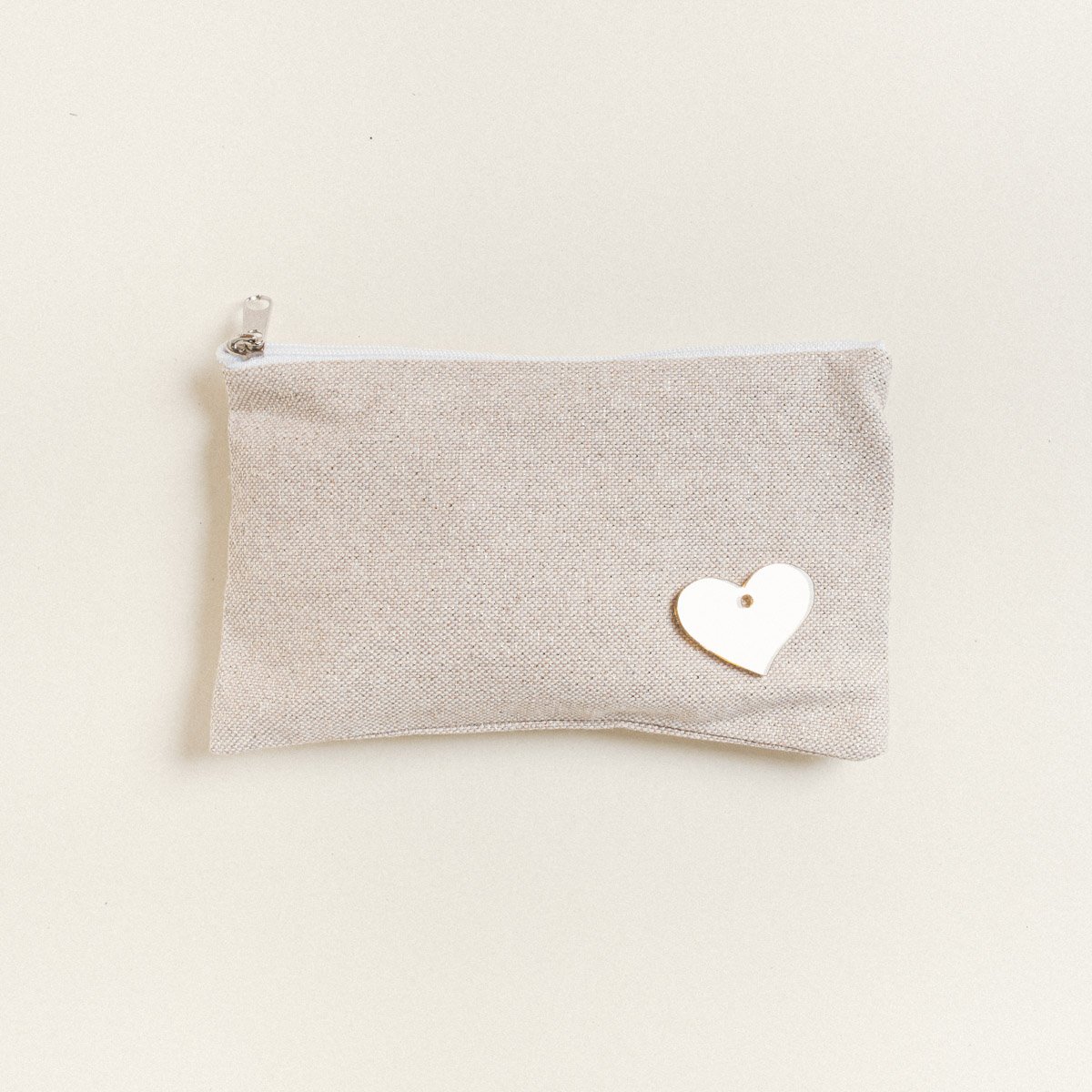 e1d33e04-0867-4aa6-ab1e-7fd926df01ca Beauty Home ΠΟΡΤΟΦΟΛΑΚΙ 9 x 16 cm ΜΠΕΖ ΧΡΥΣΟ LUREX - Image 1