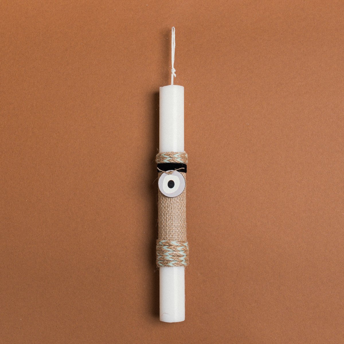 e3964459-61a3-477d-b598-ea12149c5970 Beauty Home ΛΑΜΠΑΔΑ 25cm ΞΥΛΙΝΟ ΜΑΤΙ ΓΚΡΙ ΣΕ ΣΥΣΚΕΥΑΣΙΑ ΔΩΡΟΥ - Image 1