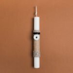 Beauty Home ΛΑΜΠΑΔΑ 25cm ΞΥΛΙΝΟ ΜΑΤΙ ΣΙΕΛ ΣΕ ΣΥΣΚΕΥΑΣΙΑ ΔΩΡΟΥ