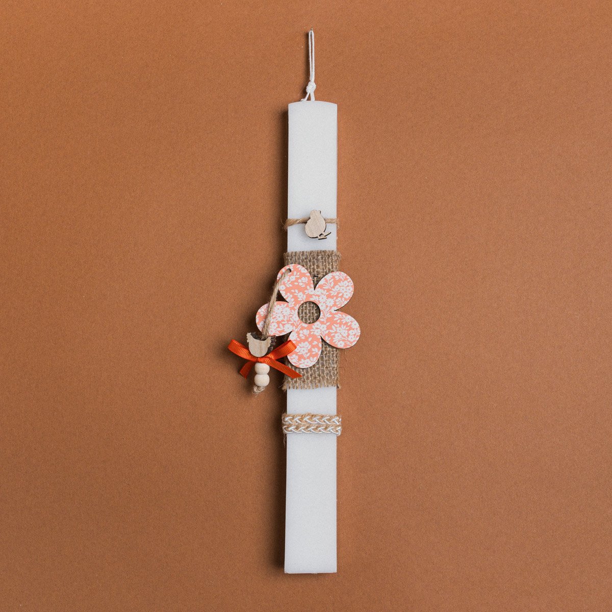 f010ecad-3fde-4bb7-a2fc-79d3a588f485 Beauty Home ΛΑΜΠΑΔΑ 33cm ΦΛΟΡΑΛ ΜΑΡΓΑΡΙΤΑ ΠΟΡΤΟΚΑΛΙ ΣΕ ΣΥΣΚΕΥΑΣΙΑ ΔΩΡΟΥ - Image 1