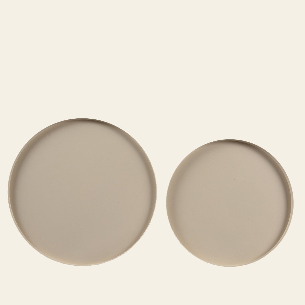f2253707-f291-4cc2-9465-bf4fae04d5c7 Beauty Home Μεταλλικοί Στρογγυλοί Δίσκοι ΣΕΤ 2 ΤΜΧ, 30cm, 25cm - Image 1