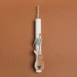 Beauty Home ΛΑΜΠΑΔΑ 25cm ΞΥΛΙΝΟΣ ΛΑΓΟΣ ΒΕΡΑΜΑΝ ΣΕ ΣΥΣΚΕΥΑΣΙΑ ΔΩΡΟΥ