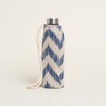 Beauty Home ΘΗΚΗ ΓΙΑ ΜΠΟΥΚΑΛΙ ΜΕ ΚΟΡΔΟΝΙ 22 x 12 cm  ΜΠΛΕ ΖΙΓΚΖΑΓΚ