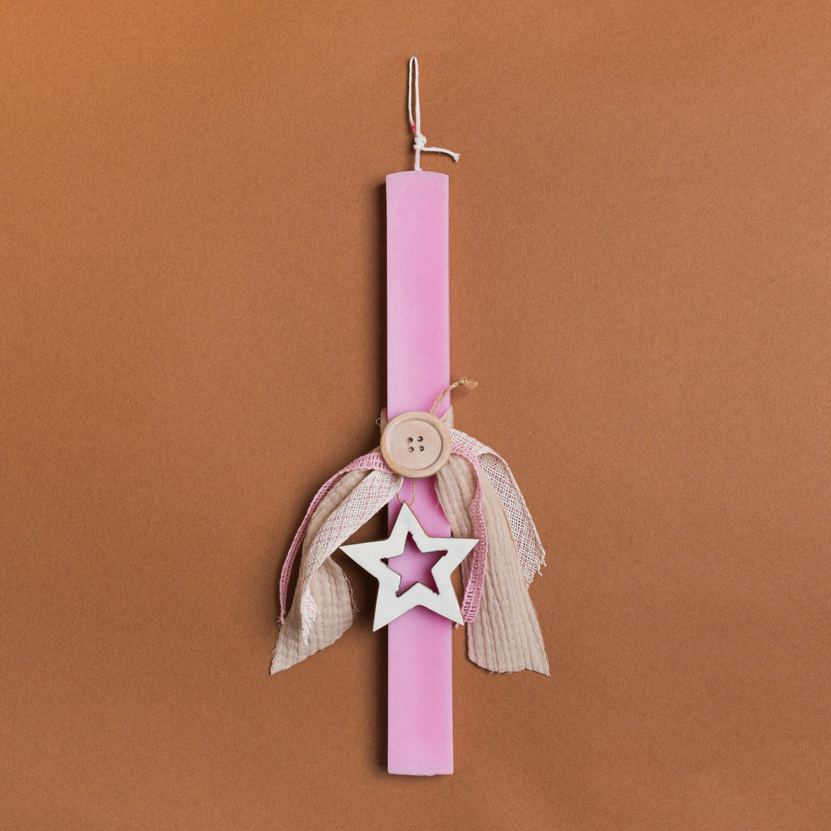 ff500b4f-280f-4068-8fdd-6b1ee6d6ee78 Beauty Home ΛΑΜΠΑΔΑ ΡΟΖ 33cm ΑΣΤΕΡΙ ΠΕΡΙΓΡΑΜΜΑ ΣΕ ΣΥΣΚΕΥΑΣΙΑ ΔΩΡΟΥ - Image 1