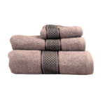 Σετ Πετσέτες 3 Τεμαχίων Cosmin Crystal Grey