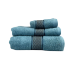 Σετ Πετσέτες 3 Τεμαχίων Cosmin Crystal Denim