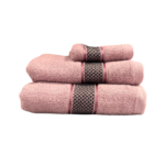 Σετ Πετσέτες 3 Τεμαχίων Cosmin Crystal Amethyst