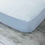 Αδιάβροχο προστατευτικό στρώματος King Size 180×200+30 Λευκό Πετσετέ  Cosmin