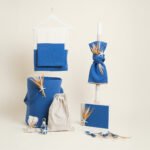 Beauty Home ΣΕΤ ΒΑΠΤΙΣΗΣ ΜΟΝΟΧΡΩΜΟ PREMIUM ΜΠΛΕ ΡΟΥΑ