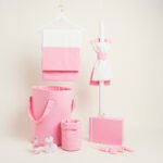 Beauty Home ΣΕΤ ΒΑΠΤΙΣΗΣ ΜΟΝΟΧΡΩΜΟ PREMIUM ΡΟΖ