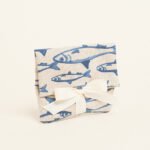 Beauty Home ΠΟΥΓΚΙ ΜΕ ΚΟΡΔΕΛΑ 12 x 17 cm  ΨΑΡΙΑ ΜΕ ΟΨΗ ΖΩΓΡΑΦΙΣΜΕΝΑ ΣΤΟ ΧΕΡΙ