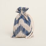 Beauty Home ΠΟΥΓΚΙ ΜΕ ΚΟΡΔΟΝΙ 12 x 17 cm  ΜΠΛΕ ΖΙΓΚΖΑΓΚ