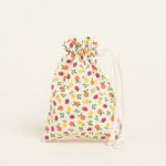 Beauty Home ΠΟΥΓΚΙ ΜΕ ΚΟΡΔΟΝΙ 12 x 17 cm ΜΙΝΙ ΦΡΟΥΤΑ MIX