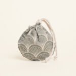 Beauty Home ΠΟΥΓΚΙ ΟΒΑΛ ΜΕ ΚΟΡΔΟΝΙ 13 x 14 cm  ΛΑΔΙ ART DECO 140 CM