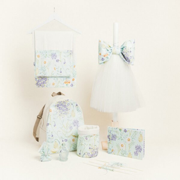 Beauty Home ΣΕΤ ΒΑΠΤΙΣΗΣ   ΠΟΠΛΙΝΑ ΑΝΘΗ ΣΕ ΒΕΡΑΜΑΝ ΦΟΝΤΟ