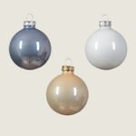 Beauty Home ΓΥΑΛΙΝΕΣ ΜΠΑΛΕΣ 3 ΧΡΩΜΑΤΑ 6 cm ΣΕΤ 20 ΤΜΧ