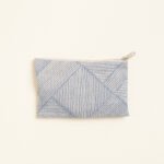 Beauty Home ΠΟΡΤΟΦΟΛΑΚΙ 9 x 16 cm ΔΙΑΓΩΝΙΕΣ ΓΡΑΜΜΕΣ ΜΠΛΕ