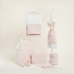 Beauty Home ΣΕΤ ΒΑΠΤΙΣΗΣ ΡΟΖ ΧΡΥΣΟ LUREX