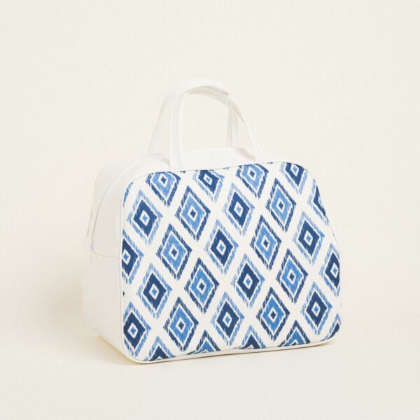 Beauty Home ΤΣΑΝΤΑ ΧΕΙΡΟΣ 35x40x23cm ΜΠΛΕ ΡΟΜΒΟΙ