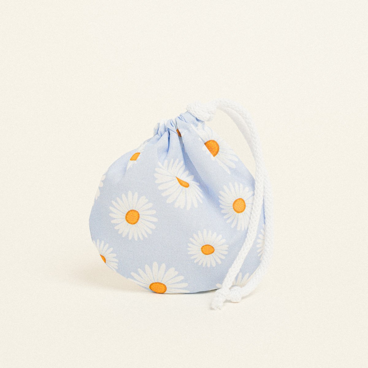 3e1fa4b6-cb19-4e0e-829c-a51e4471283f Beauty Home ΠΟΥΓΚΙ ΟΒΑΛ ΜΕ ΚΟΡΔΟΝΙ 13 x 14 cm ΠΟΠΛΙΝΑ ΜΑΡΓΑΡΙΤΕΣ ΓΑΛΑΖΙΟ ΦΟΝΤΟ - Image 1