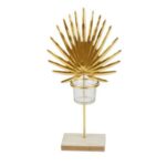 Beauty Home ΚΗΡΟΠΗΓΙΟ PALMA ΧΡΥΣΟ 16.5 X 32 CM