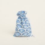 Beauty Home ΠΟΥΓΚΙ ΜΕ ΚΟΡΔΟΝΙ 12 x 17 cm ΜΠΛΕ ΚΥΜΑΤΑ