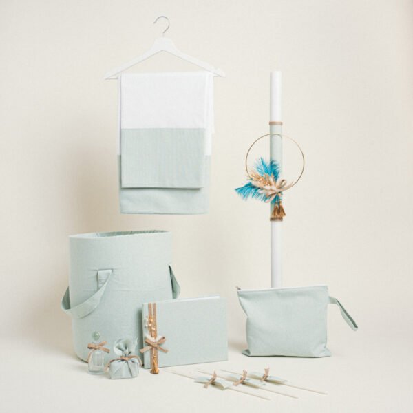 Beauty Home ΣΕΤ ΒΑΠΤΙΣΗΣ ΣΤΕΦΑΝΙ ΧΡΥΣΟ ΜΕ ΑΠΟΞΗΡΑΜΕΝΑ