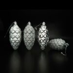 Beauty Home ΚΟΥΚΟΥΝΑΡΕΣ ΠΛΑΣΤΙΚΕΣ, ΑΣΗΜΙ, ΣΕΤ 4ΤΜΧ, 9x4cm