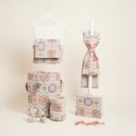 Beauty Home ΣΕΤ ΒΑΠΤΙΣΗΣ  ΣΤΟΦΑ ΙΝΔΙΚΟΙ ΚΥΚΛΟΙ